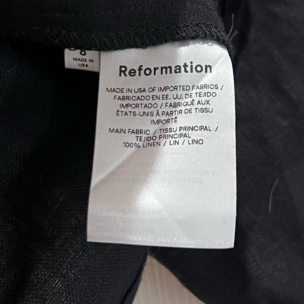 Reformation Yucca Linen Crop Top - Picture 7 of 8